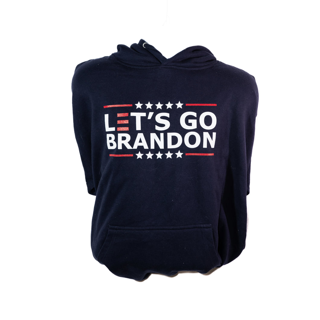 Lets Go Brandon Navy Hoodie